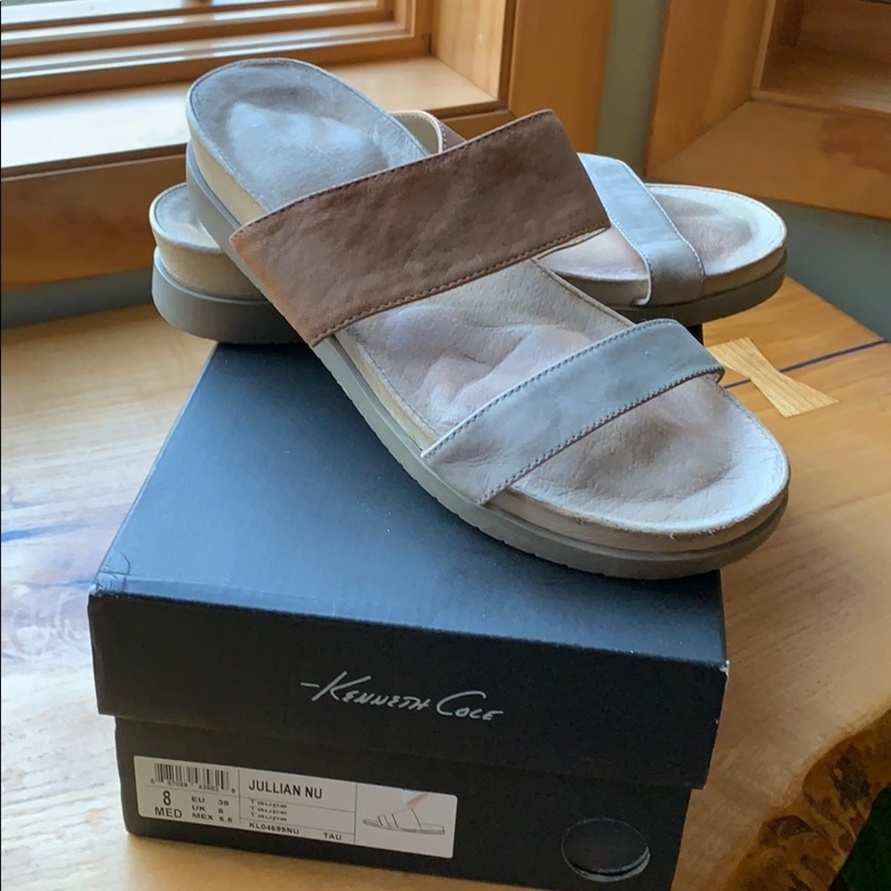 Kenneth Cole New  York Jullian platform sandals + free gift 🎁